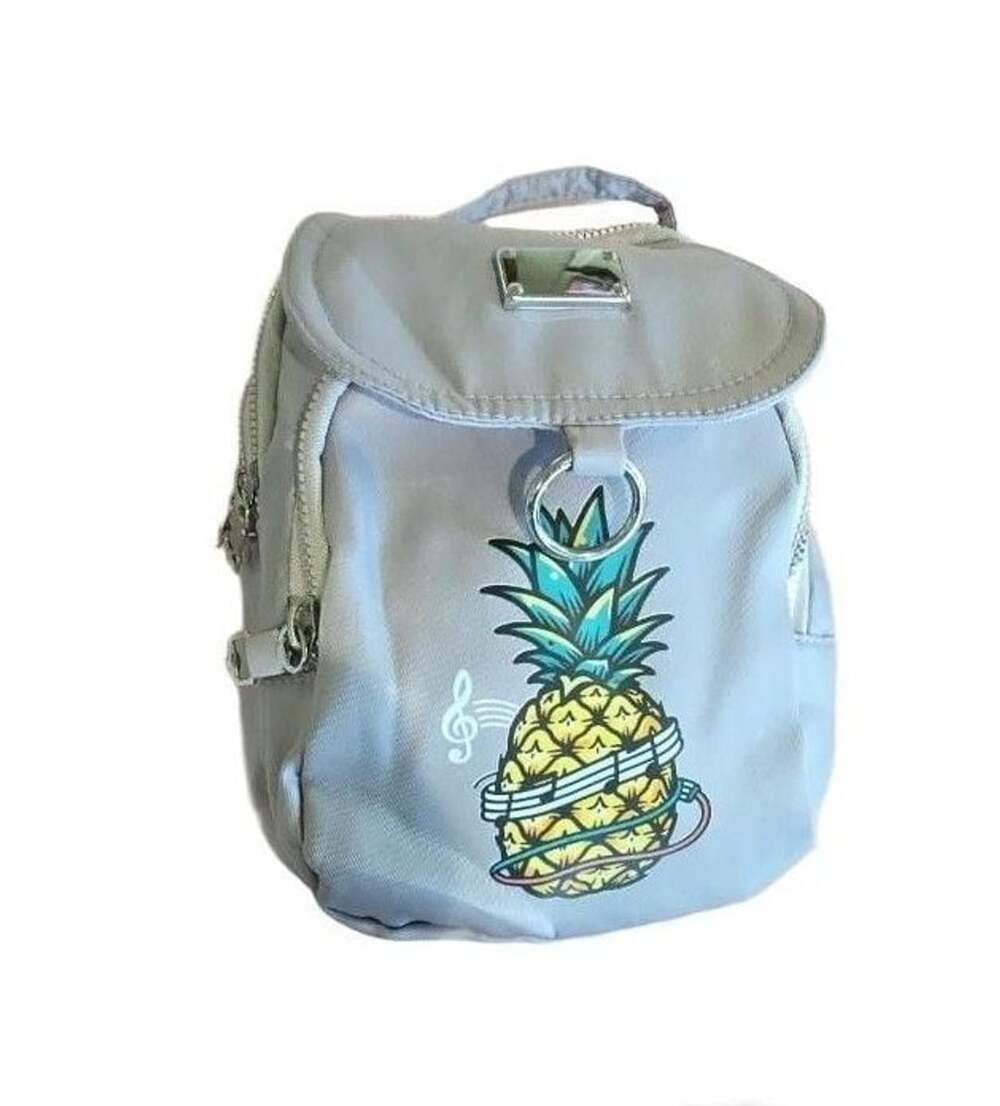 Pineapple Mini Backpack Gray